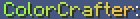 A green to peach gradient username